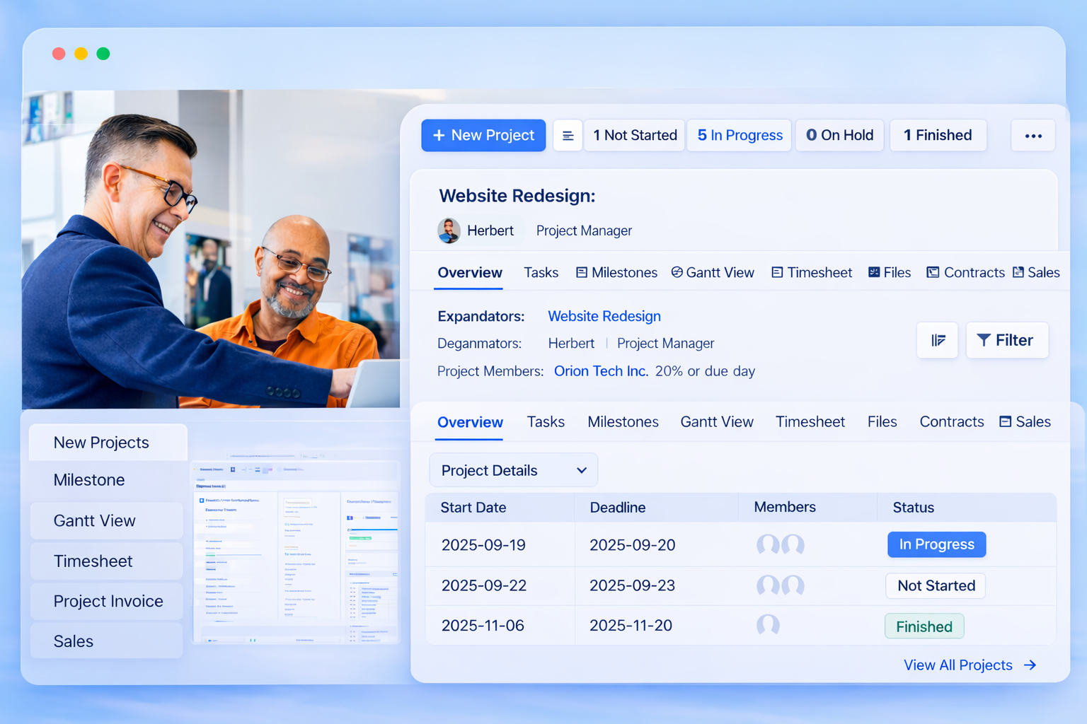 Projects visual